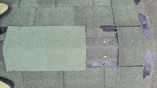 Customer photo review of Onduline Roofing Shingles Detail Strip Roll - Green