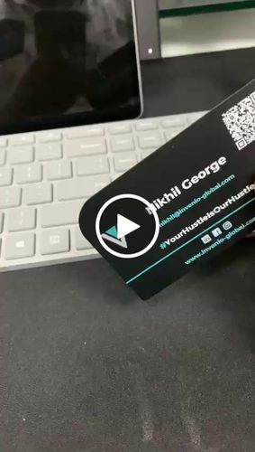 Customer video review of Tapt Custom Digital Business Card