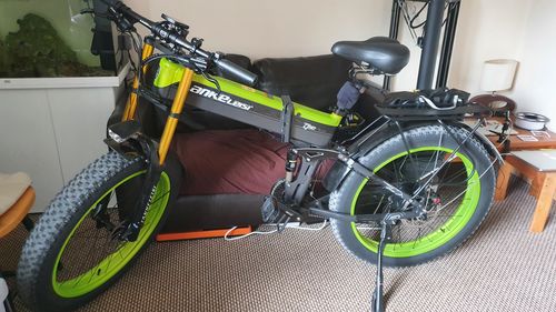 Customer photo review of Lankeleisi XT750 Plus 1000W Fat Tire Dual Crown Fork Electric Bicycle 40km/h 120km 17.5Ah Battery