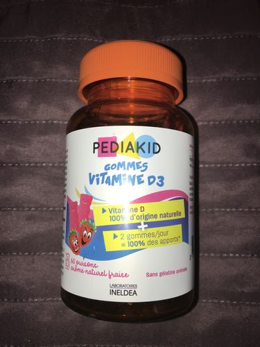 Customer photo review of GOMMES VITAMINE D3 PEDIAKID