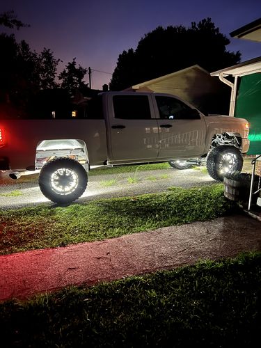 Customer photo review of Premium RGB+W Wheel Lights