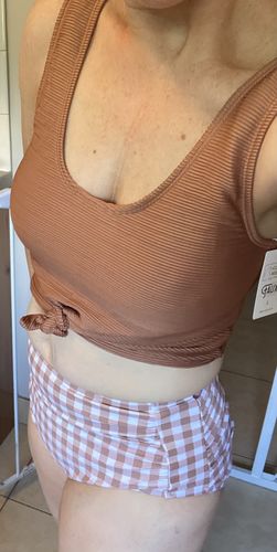 Customer photo review of Traveler Top | Clay