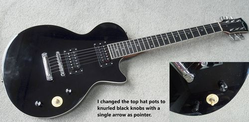 Customer photo review of Donner DLP-124B Solid Body Humbucker Pickup 3-Ways Pickup Switch Electric Guitar Kit