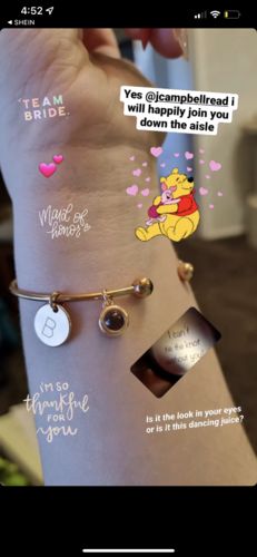 Customer photo review of AC Hidden Message Knot Bangle