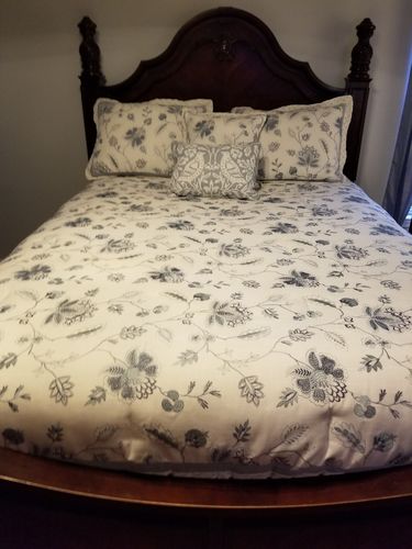 Customer photo review of Blue Garden Boudoir Decorative Throw Pillow 20" x 14"