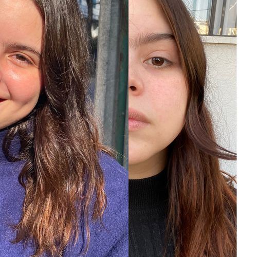 Reseña con foto de un cliente sobre Henna Jamila BAQ (Premium)