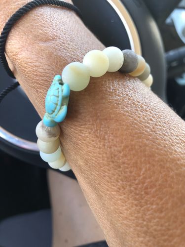 Customer photo review of "Turtle" tracking bracelet