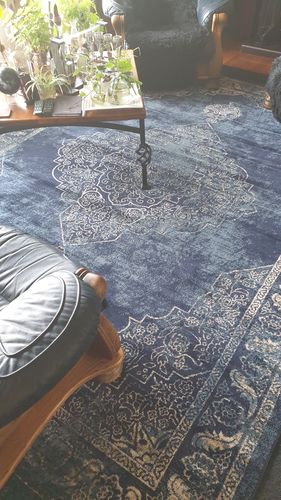 Customer photo review of Navy Arya Classic Rug