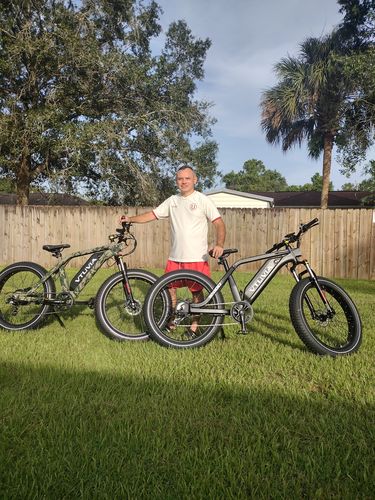 Customer photo review of VTUVIA SN100 26 Inch Hunting Fat Tire E-Bike