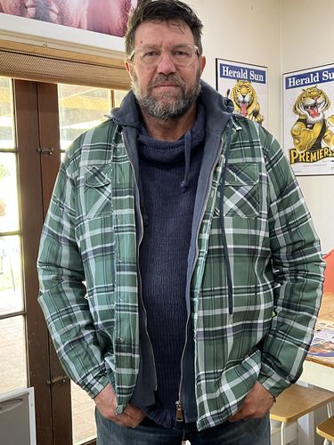 Customer photo review of Lumber Jacks Hoodie - Poly Blend