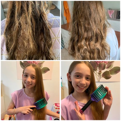 Customer photo review of My Sensory Space Detangler Hairbrush