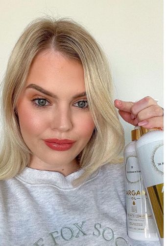 Customer photo review of Hair Growth With Argan Oil - 10 Minute Miracle - Mask Bundle