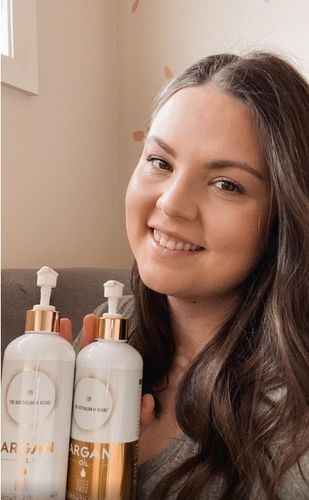 Customer photo review of Hair Growth with Argan Oil - 10 Minute Miracle - Shampoo 500ml