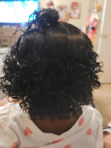Customer photo review of MoistureFuse Butter Cream Kid's Hair moisturizer