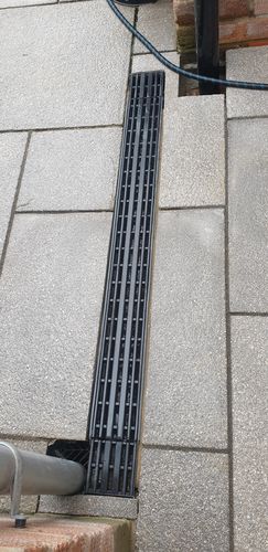 Customer photo review of Deks DekDrain A15 1m Plastic / Plastic Channel Drain