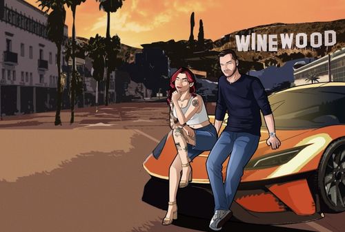 Customer photo review of Caricature dessinée à la main: Portrait GTA