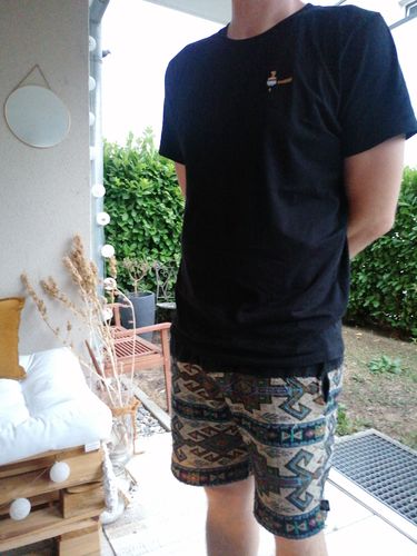 Customer photo review of Siebträger & Tamper | Besticktes Organic Bio Baumwoll-T-Shirt