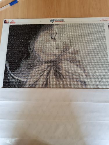 Customer photo review of Diamond Painting Eigen Foto - Snelle Levering