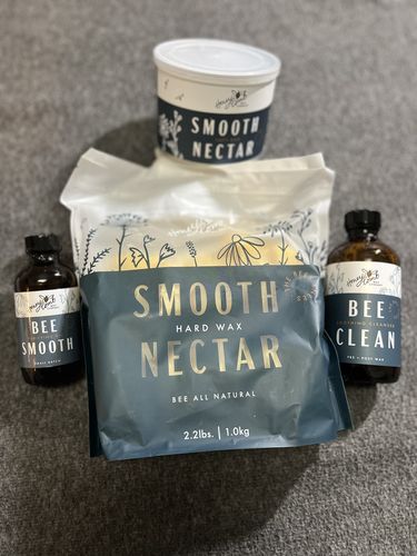 Customer photo review of Hard Wax Kit - 2.2 LB