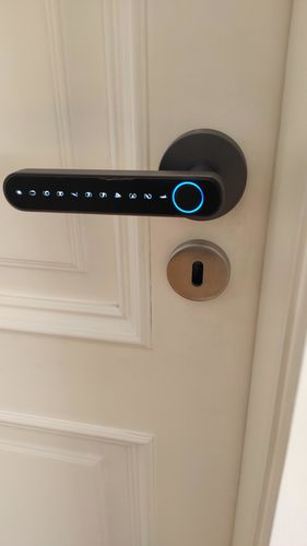 Customer photo review of 2022 New Door Lock Door Knob with Keypad Keyless Entry Door