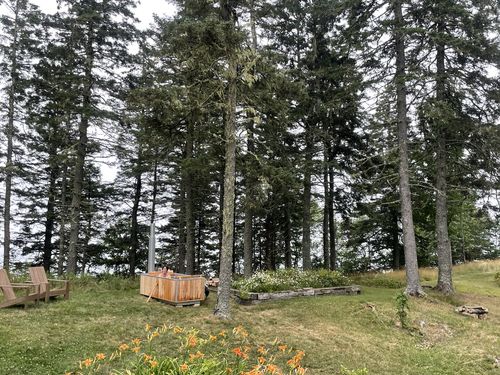 Customer photo review of Wood Burning Hot Tub