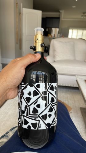 Customer photo review of "SKULL AO SERIES" HYPERLIGHT AIR TANK 90ci (BOTTLE ONLY)