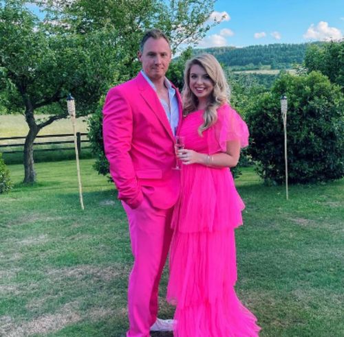 Customer photo review of RENT Lace and Beads Pink Tulle Dress (RRP £100)