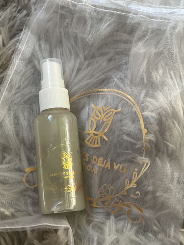 Customer photo review of - Energy Cleansing & Proteccion Perfume with more than 30 different crystals ROAD OPENER 🌟