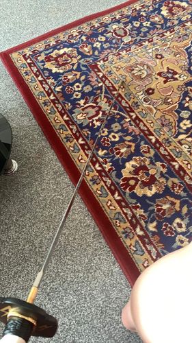 Customer photo review of Ghost of Tsushima Sakai Katana in just $99 (Japanese Steel also available) of Jin Sakai