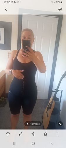 Customer photo review of Waist Training Shorts