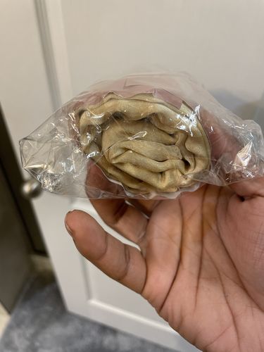 Customer photo review of Satin Head Scarf for Naturally Curly Hair