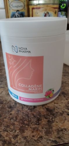 Customer photo review of Nova Pharma - Collagène Marin + Acide Hyaluronique 390g