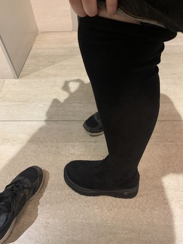 Customer photo review of BOTA PLATAFORMA NEGRA 15096