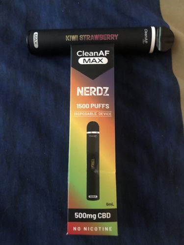 Customer photo review of 500mg CBD Disposable Vape Pen | CleanAF MAX