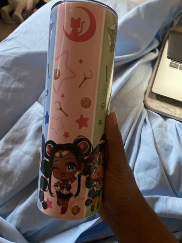 Customer photo review of Black Sailor Moon Art Print