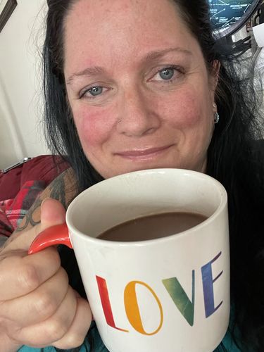 Customer photo review of rainbow dust