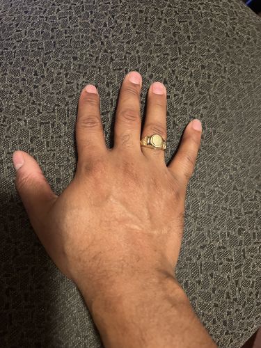 Customer photo review of *NEW* 14K Round Men's Ring - JTJ™
