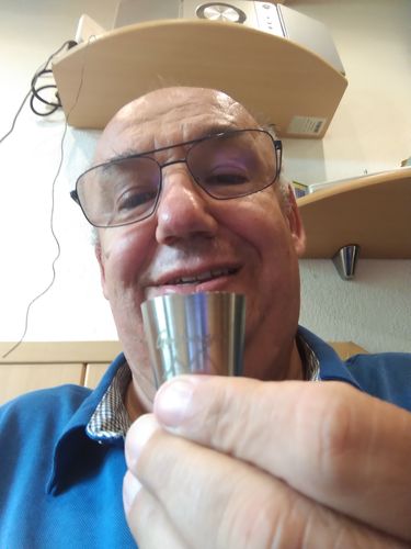 Customer photo review of Gipfelwasser Stamperl mit Etui