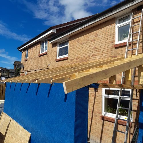 Customer photo review of Simpson Strong-Tie Slope Adjustable Joist Hanger 45-47mm SPR47/140