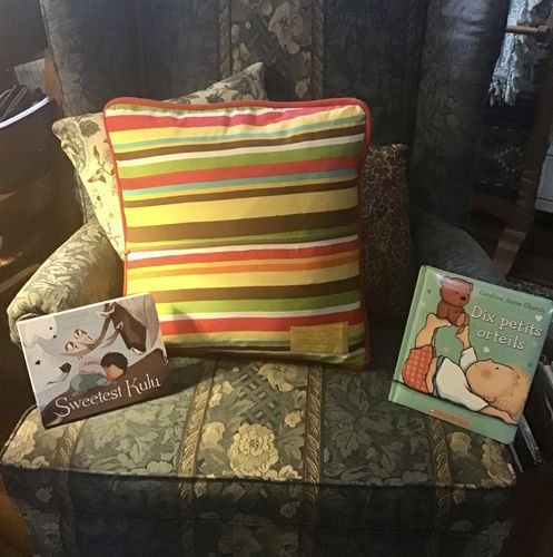 Customer photo review of Reading Pillow / Pocket Book Pillow Pattern in Two Sizes | Digital PDF Pattern