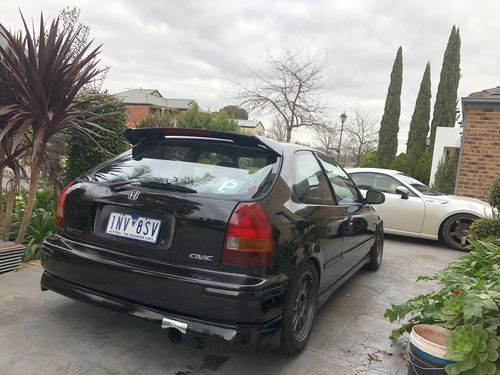 Customer photo review of CS Style Rear Lip for 96-00 Honda Civic EK