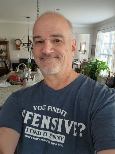 Customer photo review of Offensive? Premium Triblend Tee