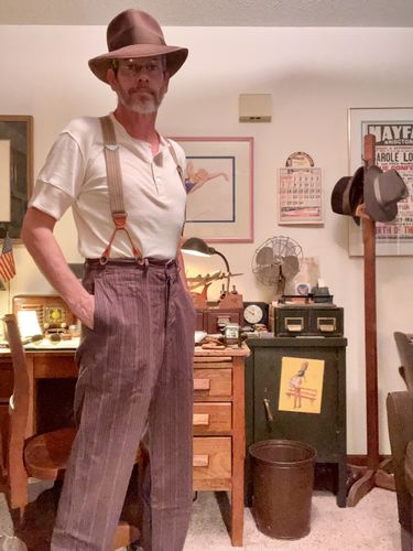 Customer photo review of Lot 920 Old Time Stripe Pants