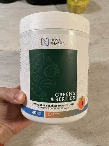 Customer photo review of Nova Pharma - Greens & Berries 420g