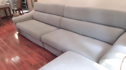 Customer photo review of Velvet Stretch Sofa Slipcover, Soft Anti-Slip