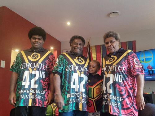 Customer photo review of Vanuatu 42nd Independence Anniversary Polo Shirt LT4