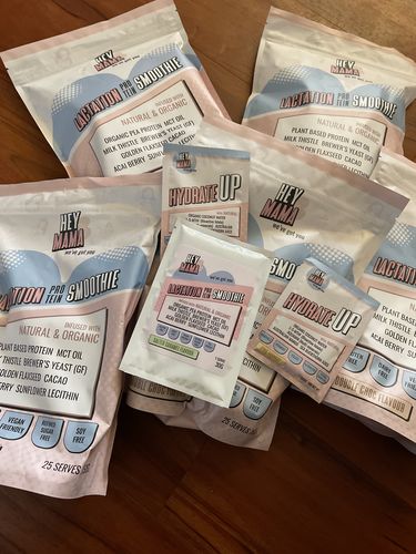 Customer photo review of TRIPLE UP BUNDLE - Lactation Protein Smoothie 750g (Choose any 3 flavours)