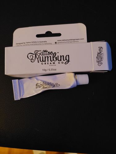 Customer photo review of Signature Tattoo Numbing Cream