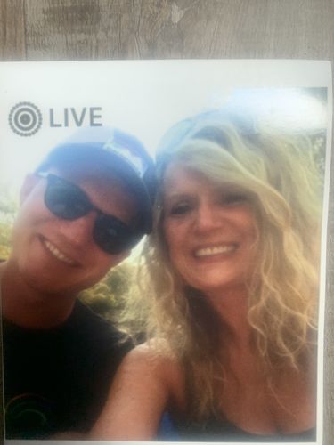 Customer photo review of Navajo Dark Blue Print Pattern Car Seat Covers