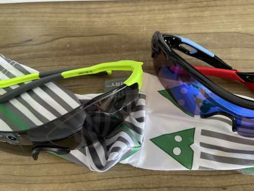 Customer photo review of MRY Replacement Lenses for Oakley RadarLock Path Vented